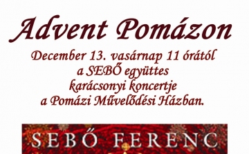 Adventi koncert Pomázon!