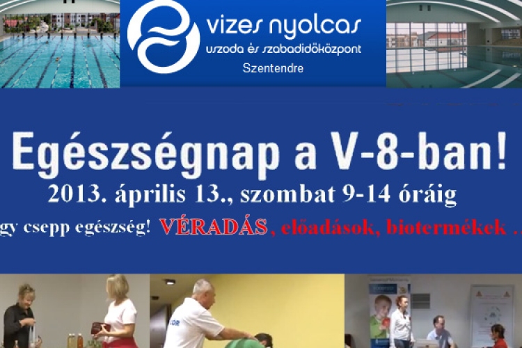 Egészségünkért a V-8-ban – ingyenes vizsgálatok, tanácsadás az Egészségnapon