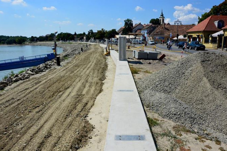 Fákkal szépül a korzó - gátról jelentjük 