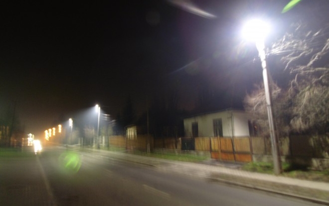 LED-es közvilágítás tesztelése Pomázon