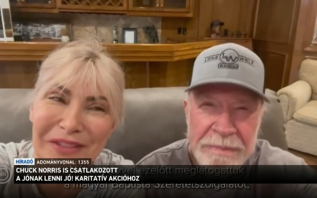 Chuck Norris is csatlakozott a Jónak lenni jó! karitatív akcióhoz